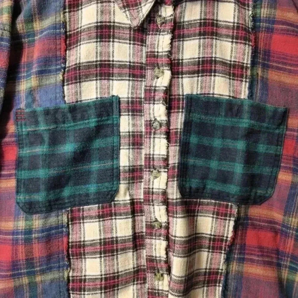 BDG Robbie Spliced Flannel Shirt‎ from Urban Outfitters! - Picture 10 of 15